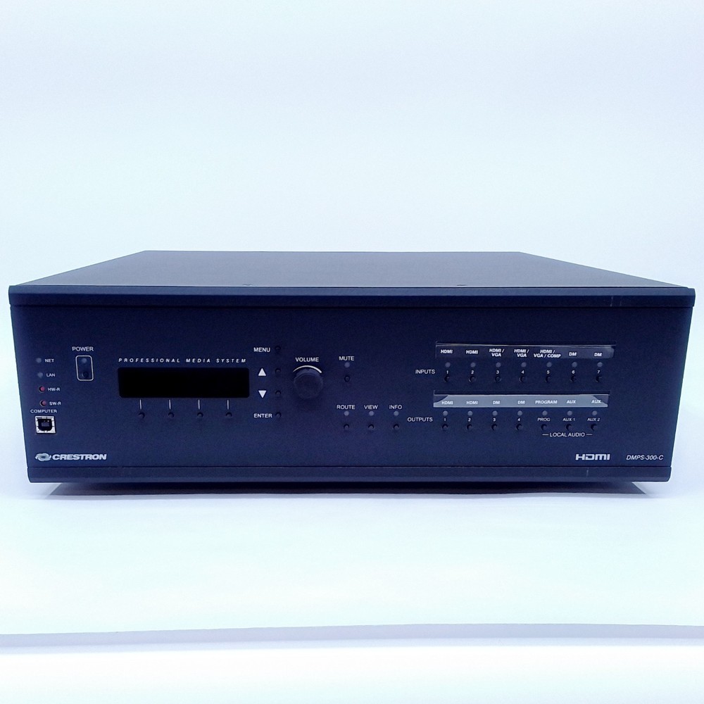 Crestron DMPS-300-C Digital Media AV Processor – Powers On – Clean Used