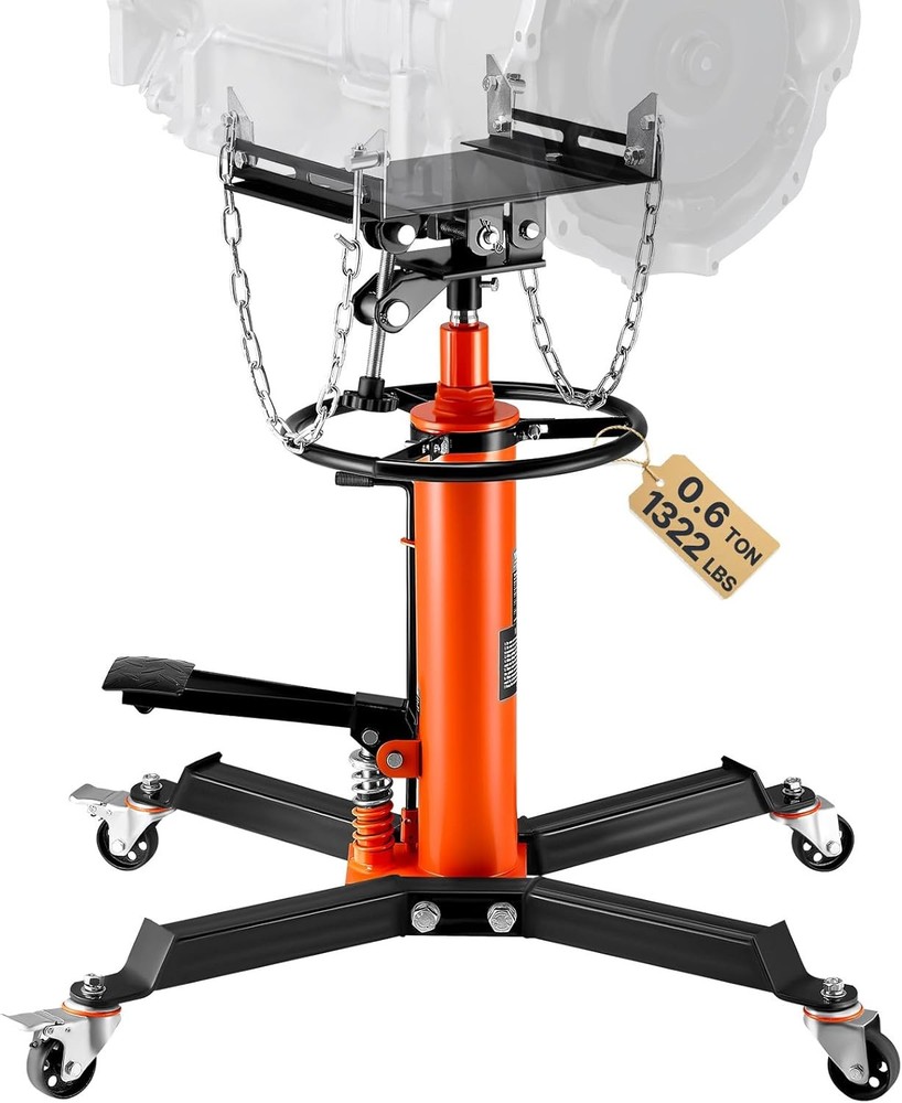 VEVOR Transmission Jack 1322 LBS Hydraulic Telescoping