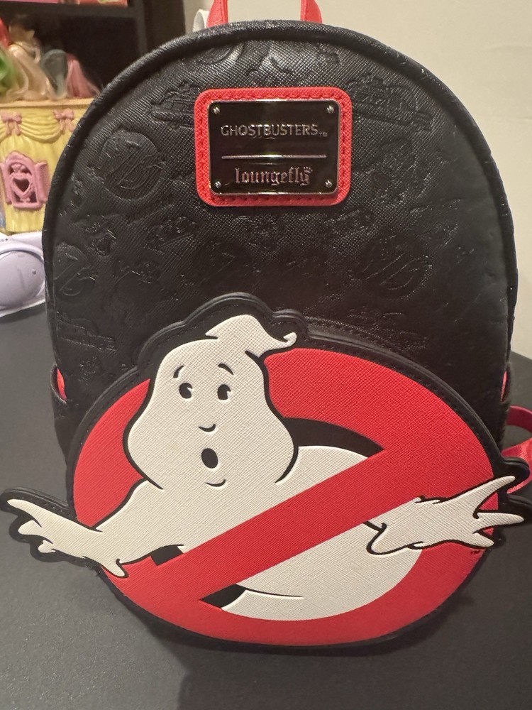 Loungefly Ghostbusters Logo Glow-in-the-Dark Mini Backpack NWT