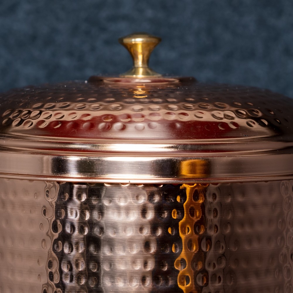 Double Filter Copper Water Pot Tank, Storage Water, Kitchenware 20 Ltr,