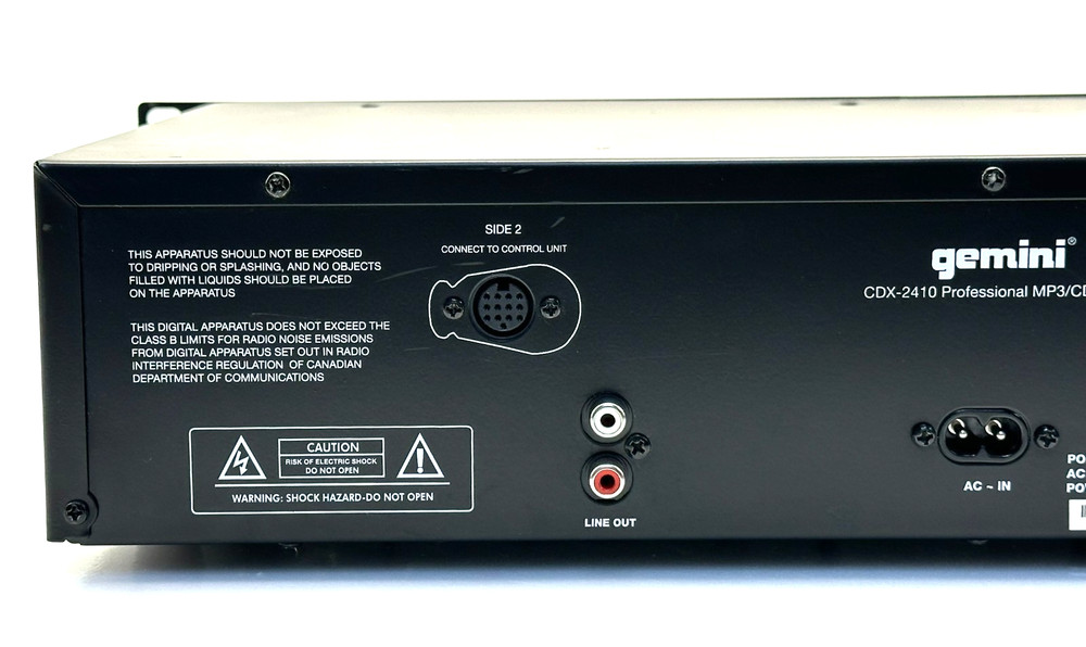 Gemini CDX-2410 mp3 & CD Player