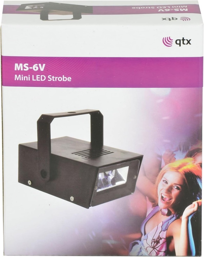 Battery-Powered LED Strobe Light with Adjustable Flash Rate and Robust Design