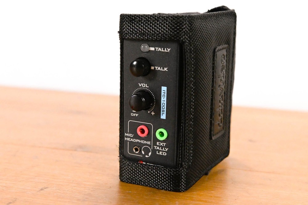 Datavideo ITC-100SL-A2 Wired Intercom Beltpack Slave Unit CG01JFV