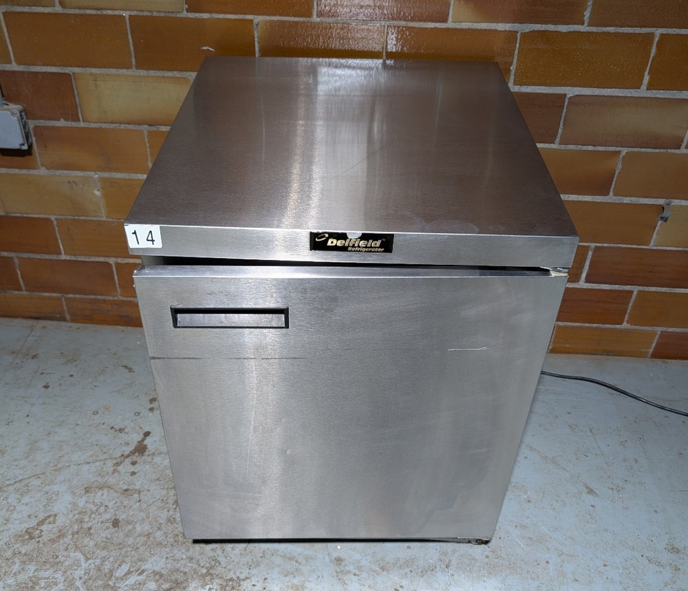 Delfield Unknown Model Undercounter Refrigerator One Section on Casters