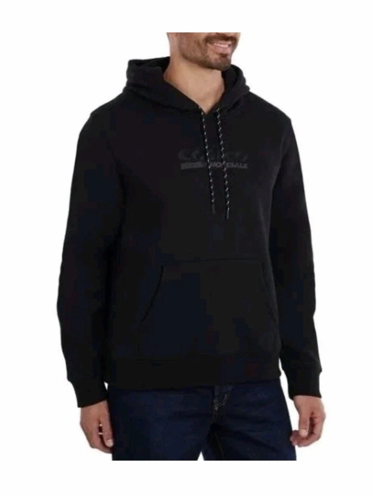 Kirkland Unisex Logo Hoodie Black New with Tags