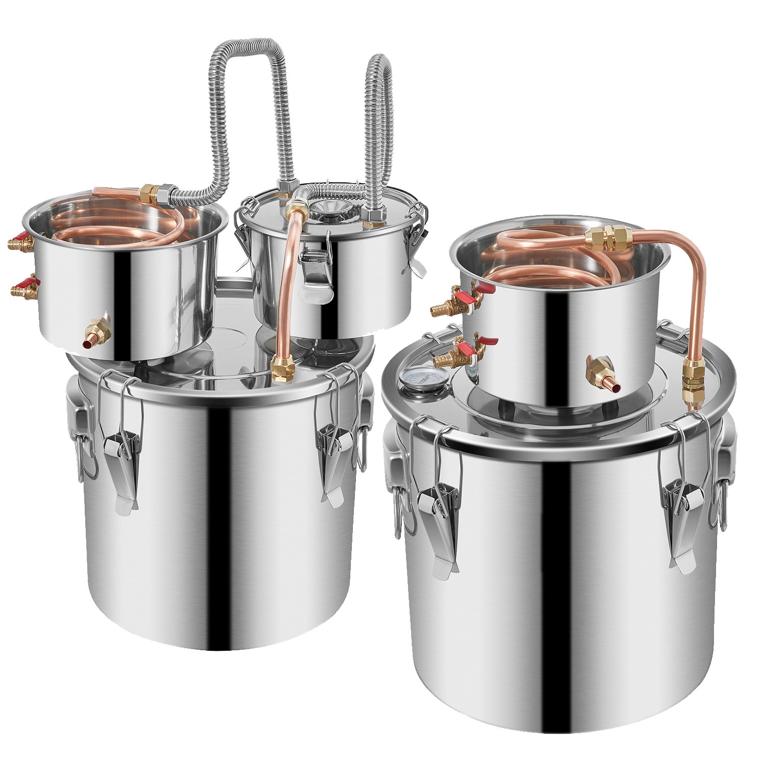 3/5/8/13.2 Gal Moonshine Still Water Wine Alcohol Distiller Brewing Kit