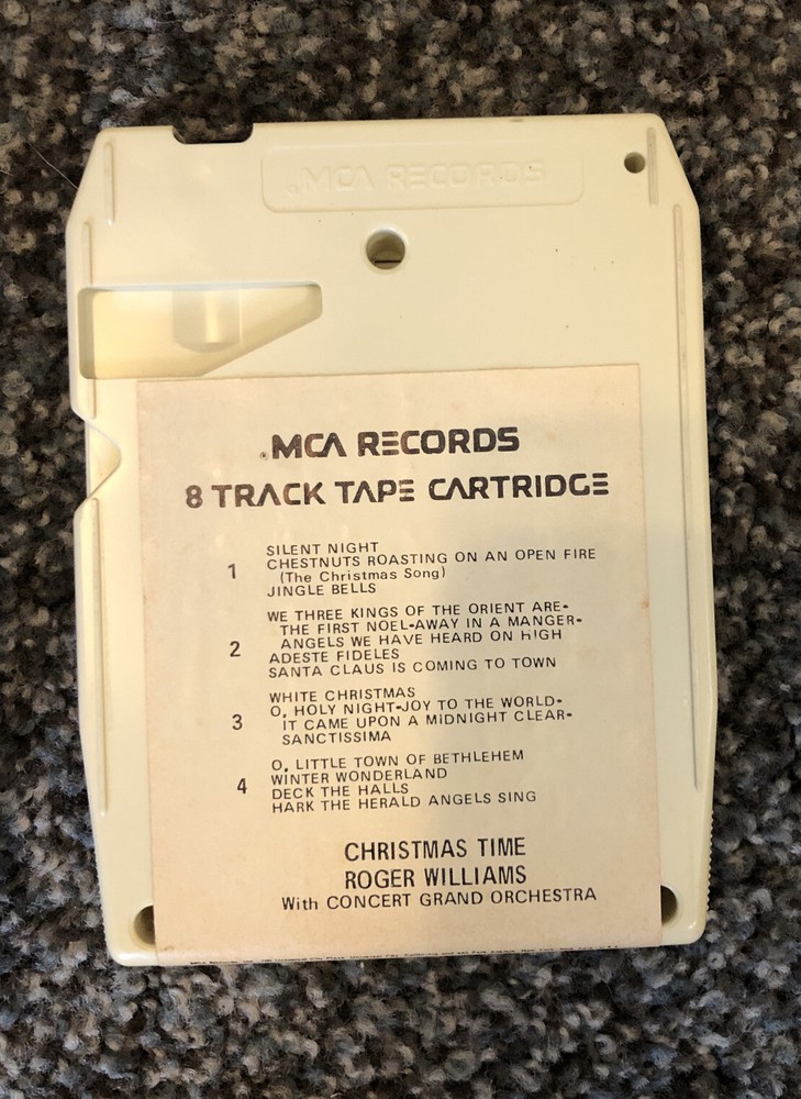 Roger Williams Christmas Time 8-Track Tape