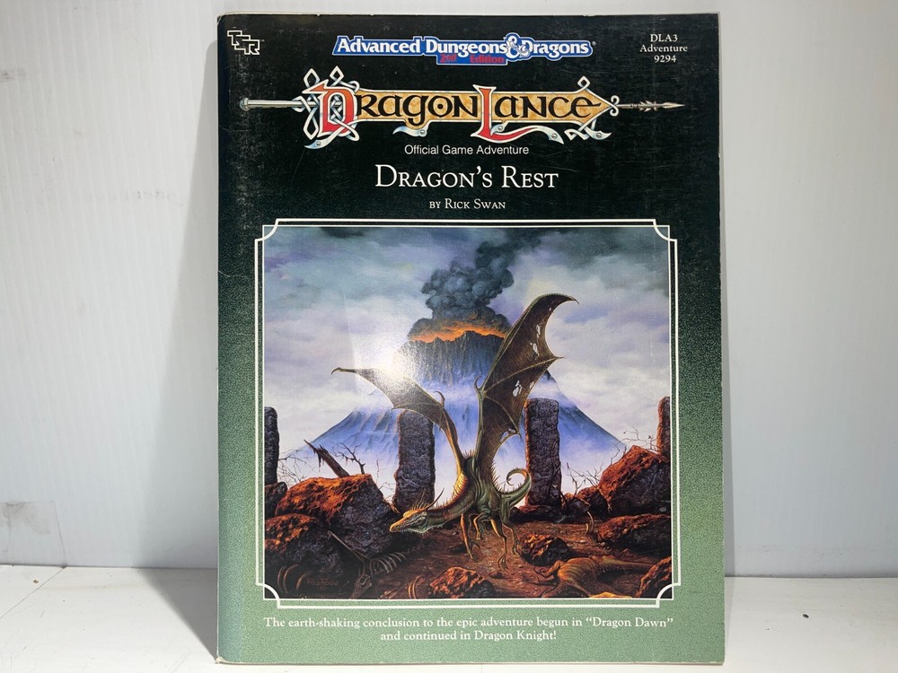 Advanced Dungeons & Dragons: Dragonlance Dragon's Rest DLA3 (1990) NO MAP