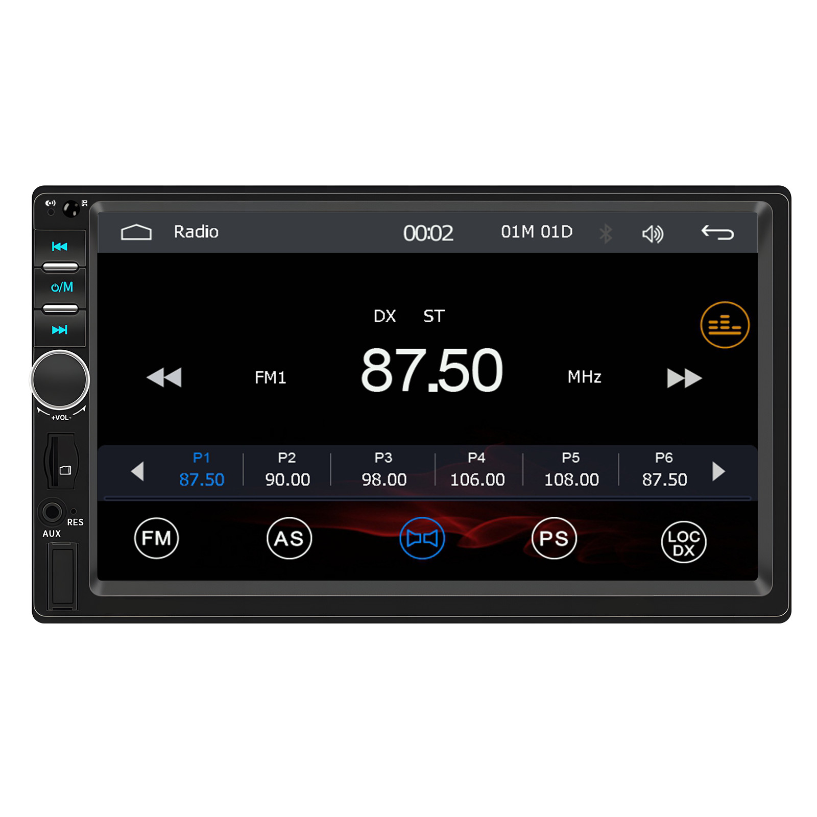 Double Din Apple Carplay Android Auto 7" Car Stereo Radio Bluetooth Touch Screen