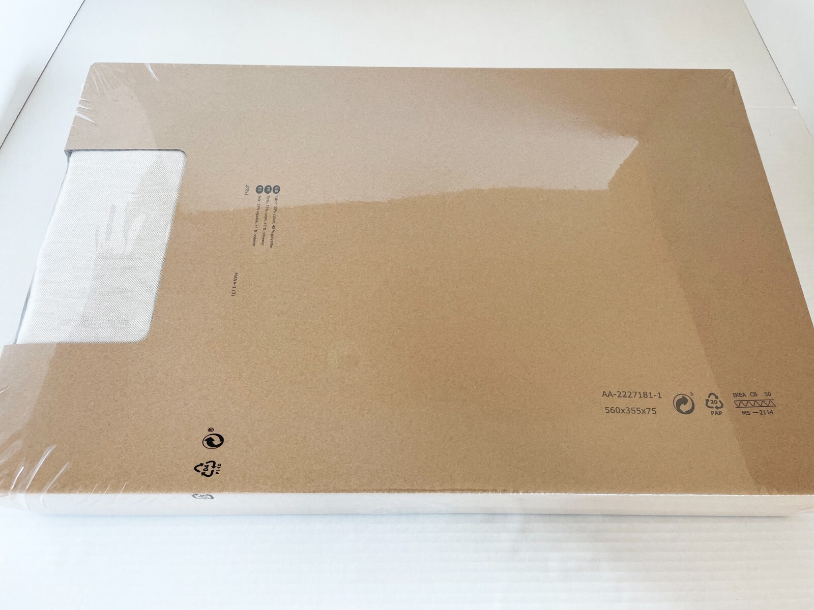 Ikea EKTORP 3 Seat sofa COVER ONLY lofallet beige(complete set) 903.217.04 - NEW