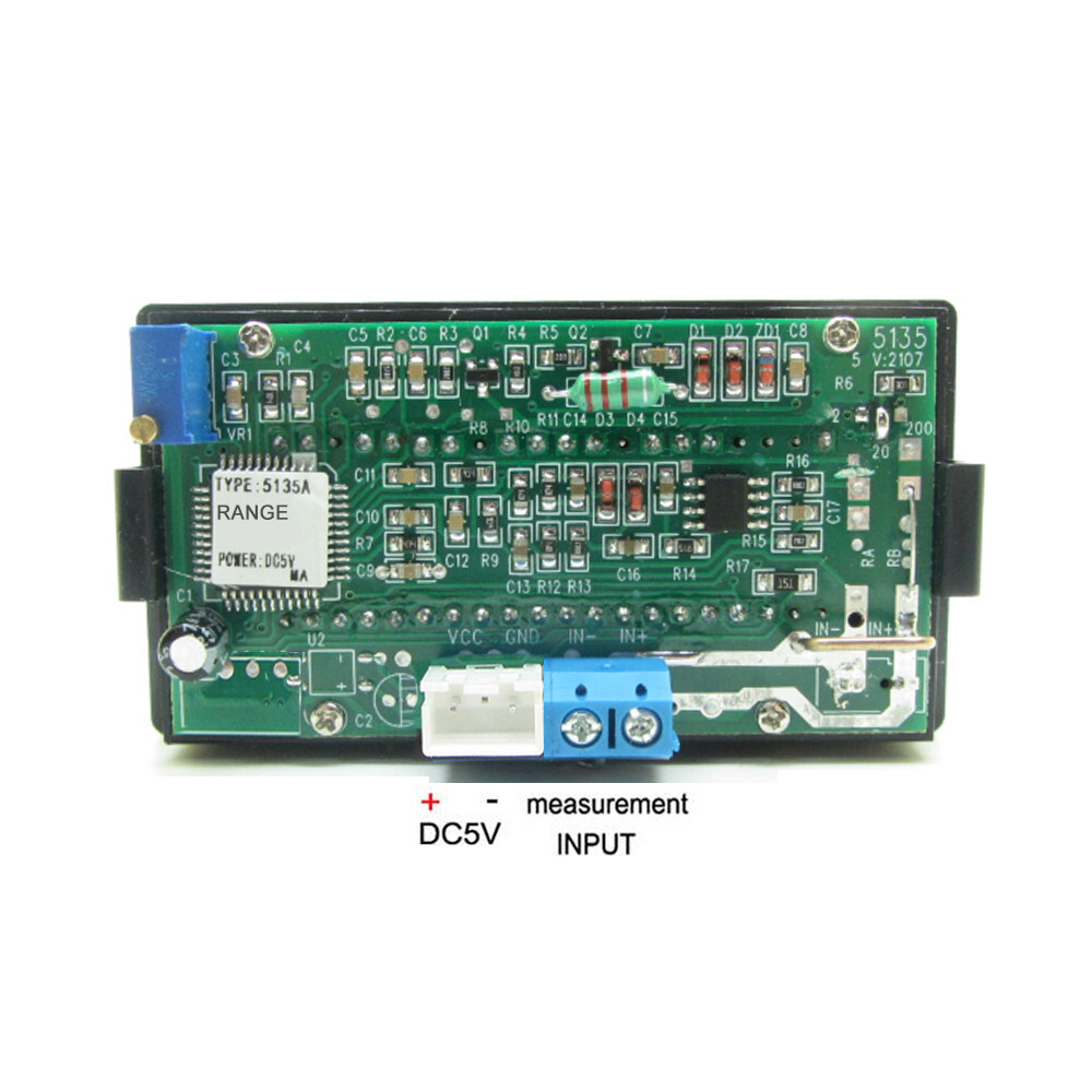 AC 10A Red LED Digital Display AMP Ammeter Panel Digit Current Meter 0-10A AC