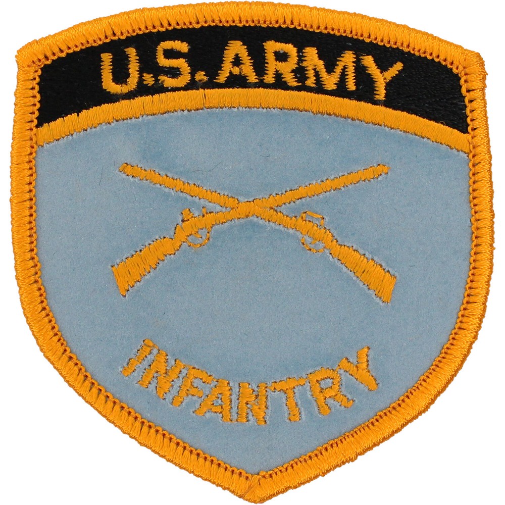 Army Infantry Patch ( 2 3/4" Wide x 3" High ) P624