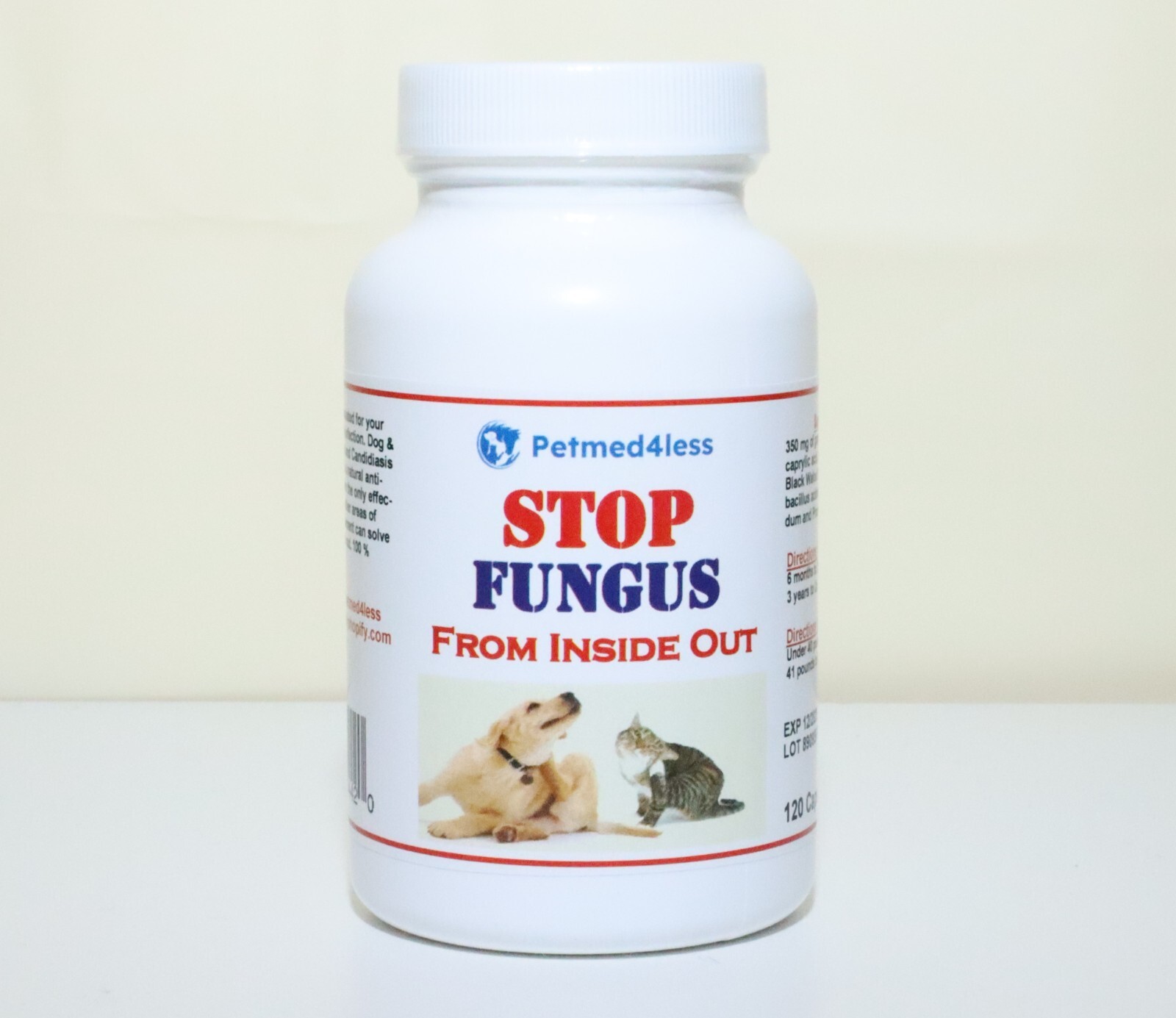 FUNGUS SKIN IN DOGS & CATS - GET RID OF FUNGUS YEAST DERMATITIS (Made in USA)