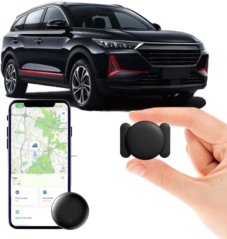 Car GPS Tracker for Vehicles Worldwide Work black