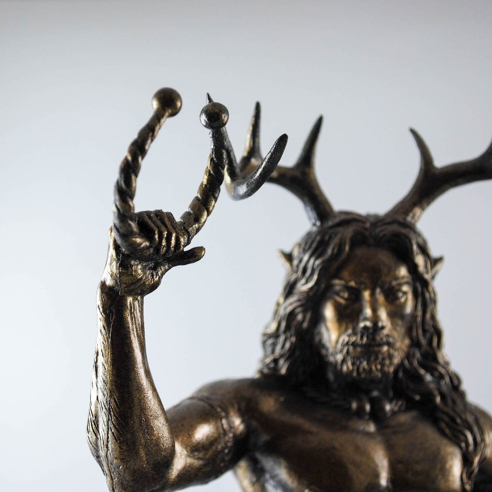 Gwyn ap Nudd (Cernunnos) - Hand cast statue