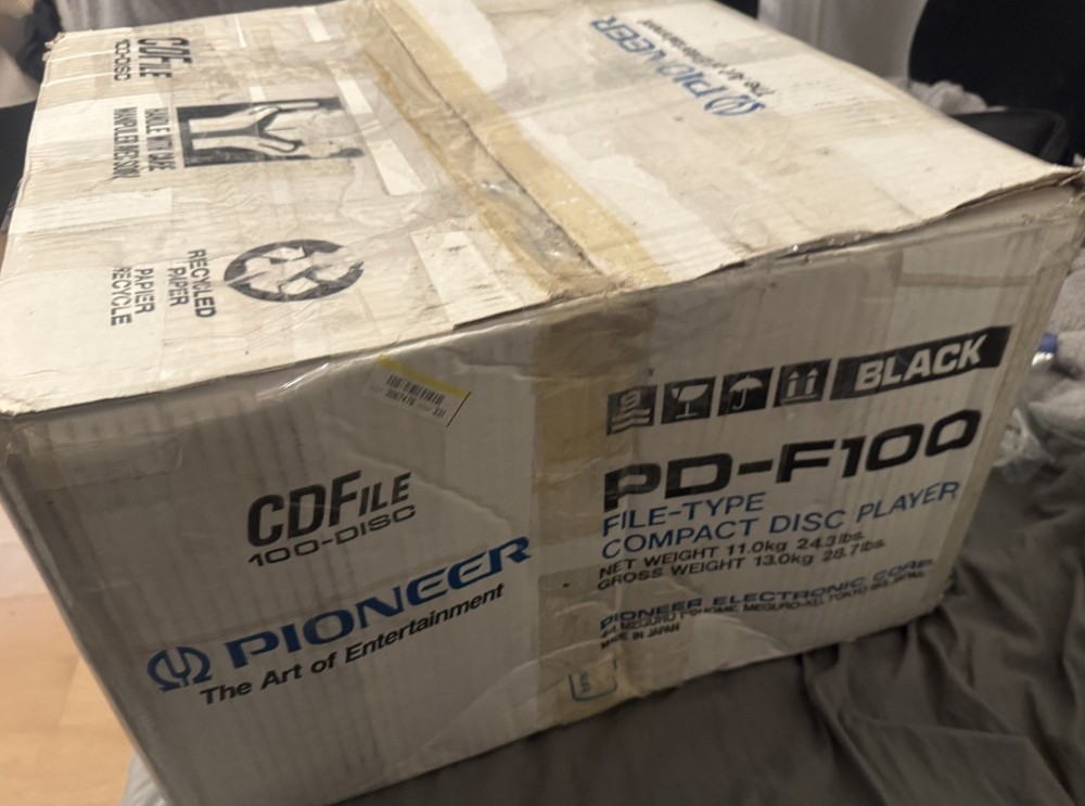 Pioneer PD-F100 CD File Type CD Player 100 CD Capacity