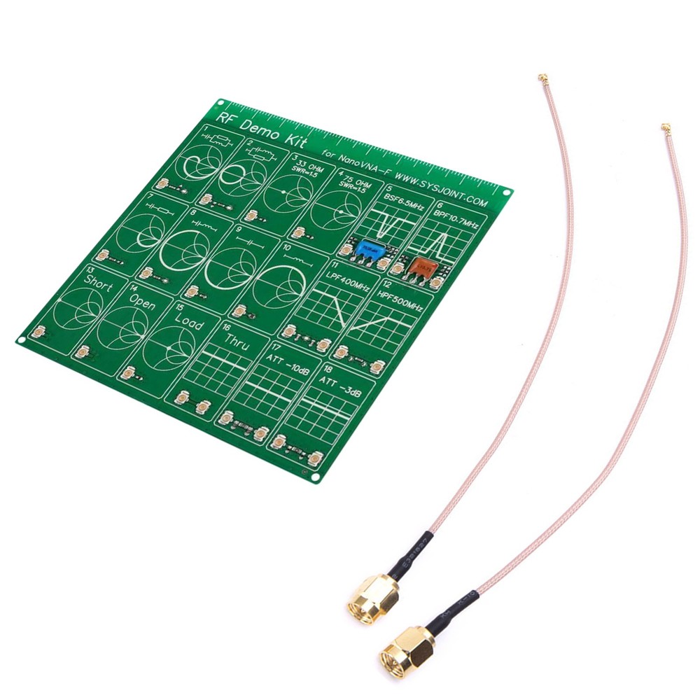Radio Frequency RF Tester PCB Board Vector Network Analyzer Kit For Nano VNA-F
