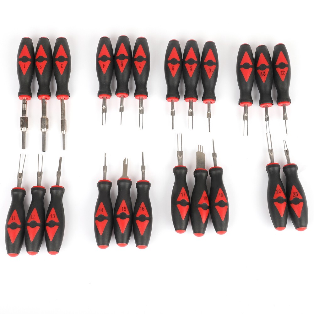 23pcs Universal Terminal Connector Release Tool Kit Extractor Removal Tool Set