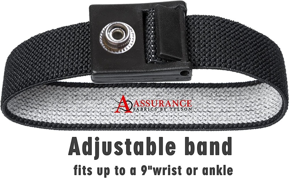 Effective 2 Pack Black Earthing Wrist Straps - Elevate Mood and Reduce Stress