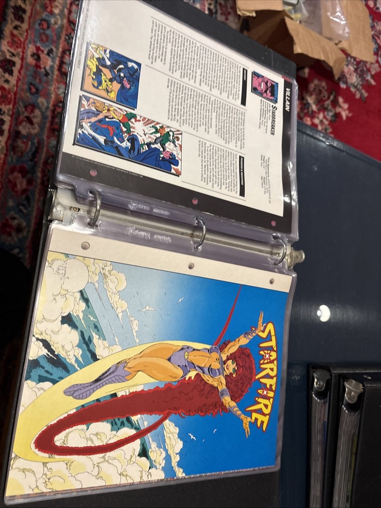 Comic Book Bio Binder