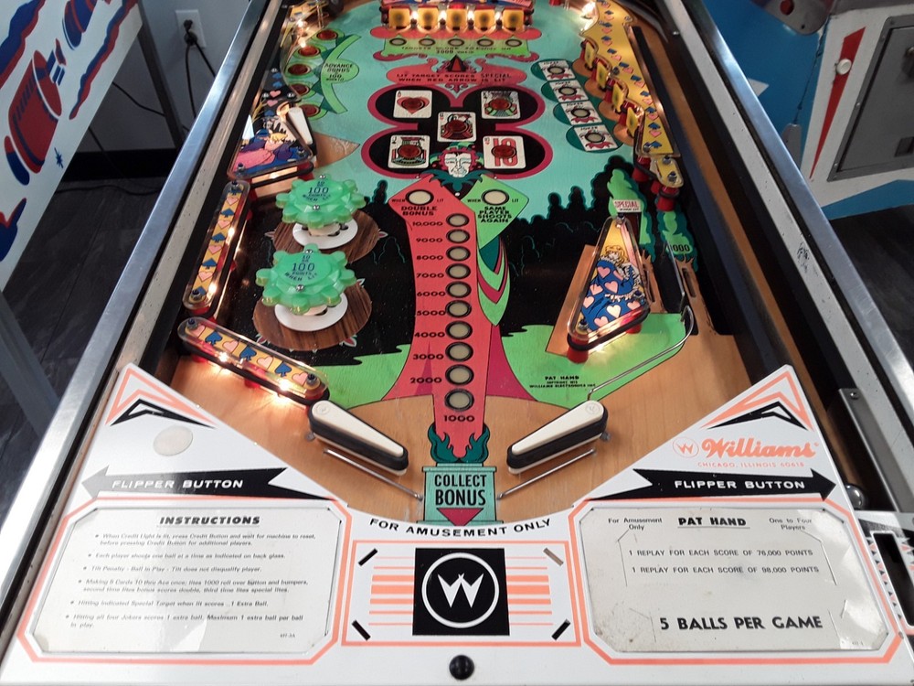 Pat Hand Pinball Machine by Williams