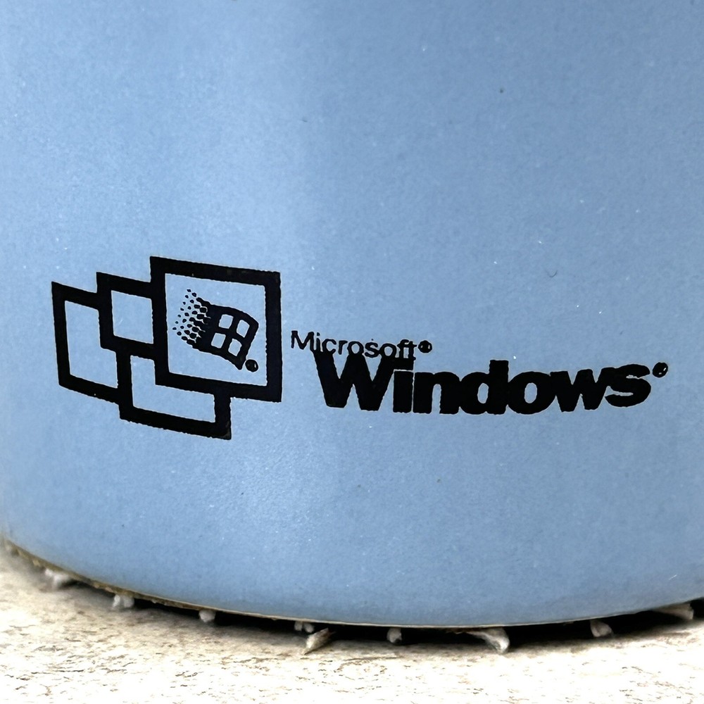 Microsoft Windows Ceramic Blue Coffee Cup Mug Dell Computers