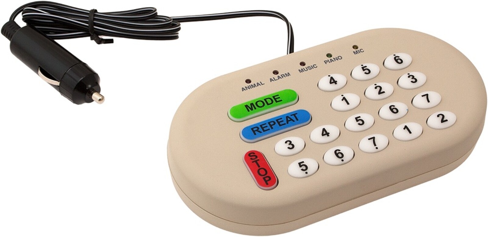 LOUD 46 SOUNDS ANIMAL/MUSIC/SIREN/EFFECT/PA SYSTEM ELECTRONIC HORN CAR TRUCK 12V