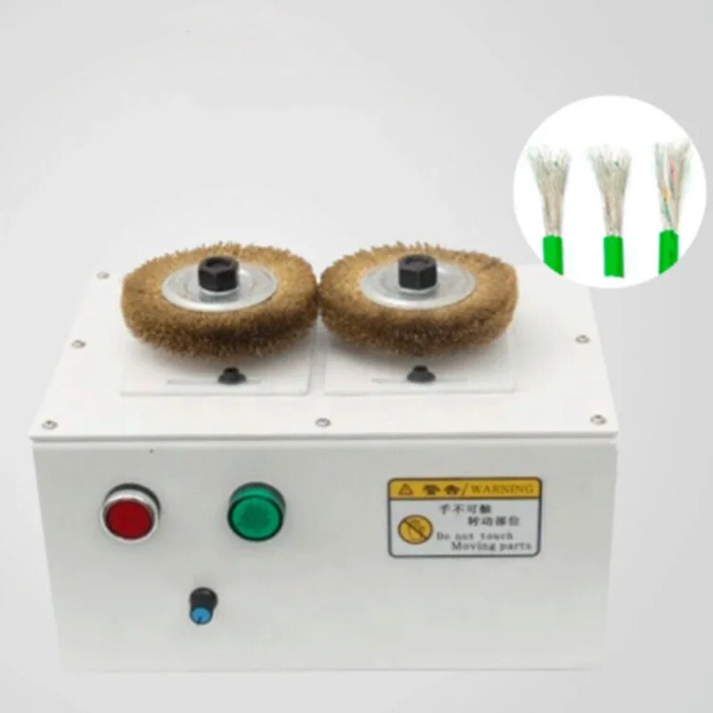 Shielded Wire Brushing and Twisting Machine Braided Wire Breaking Machine