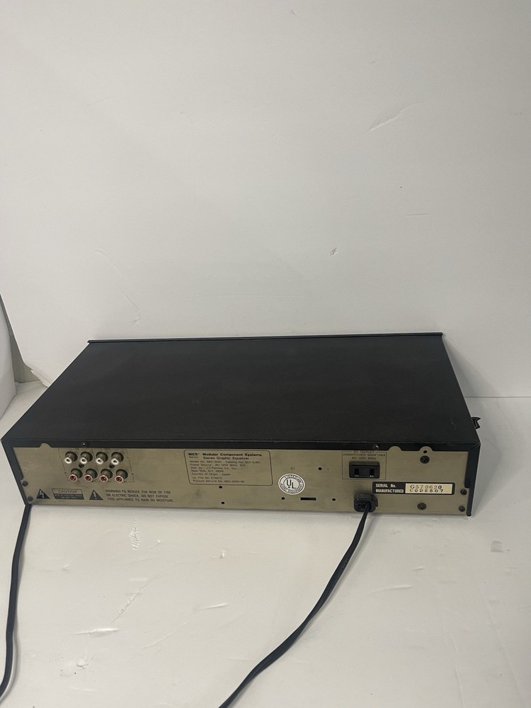 VTG MCS Series 3040 Stereo Graphic Equilizer Working
