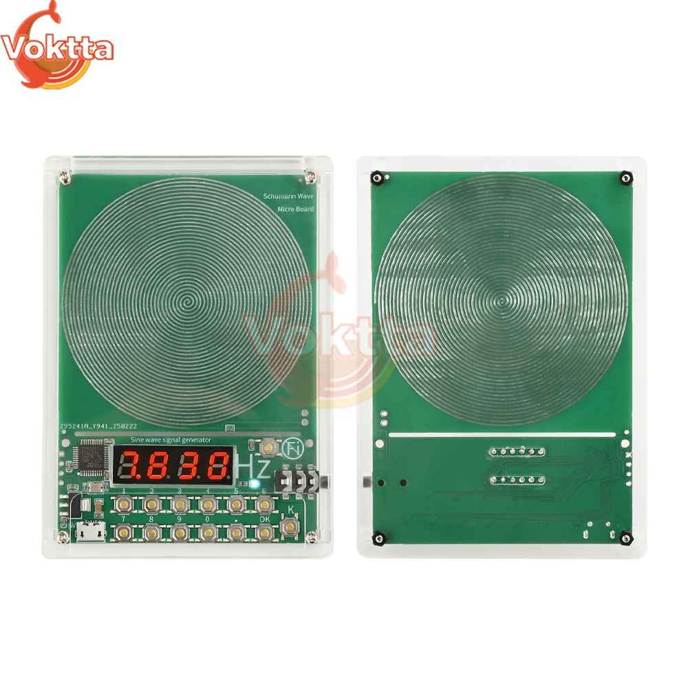 For Schumann Wave Generator Pulse Sine Frequency+Audio Output Connector+Case