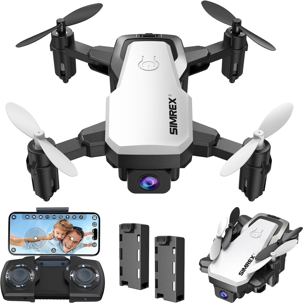 SIMREX X300C Mini Drone w/ 720P HD Camera Complete