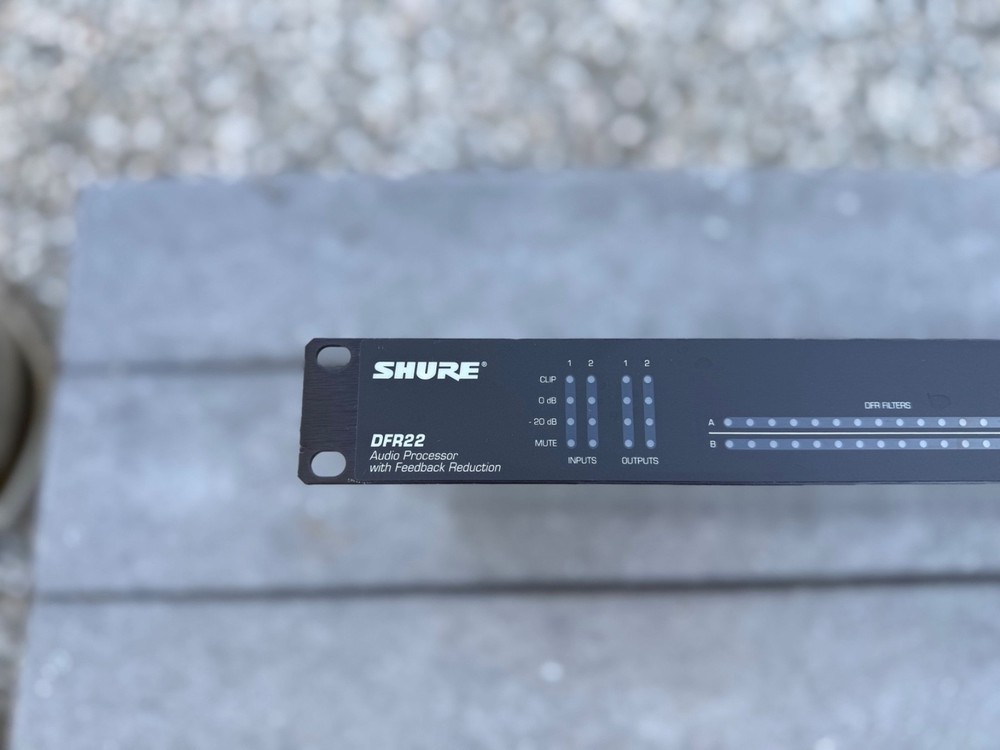 Shure DFR22 Soundplex Audio Processor Feedback Reduction