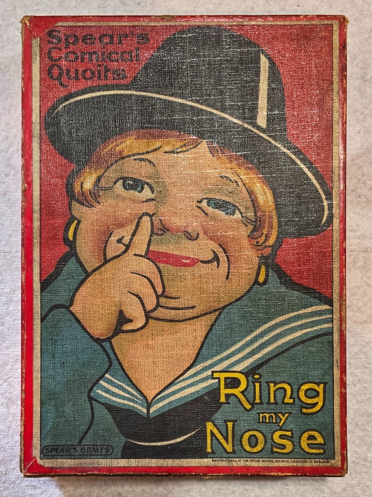Antique Spears Comical Quoits Ring My Nose Game