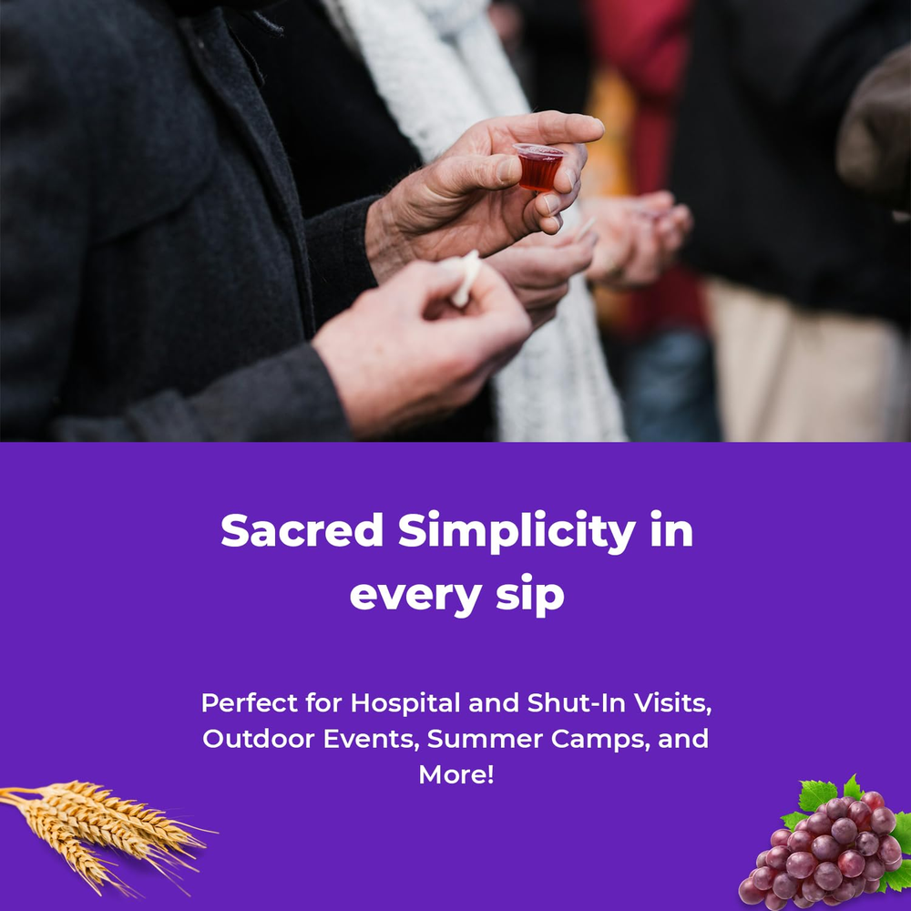 Prefilled Communion Cups with Wafers - 30 Count