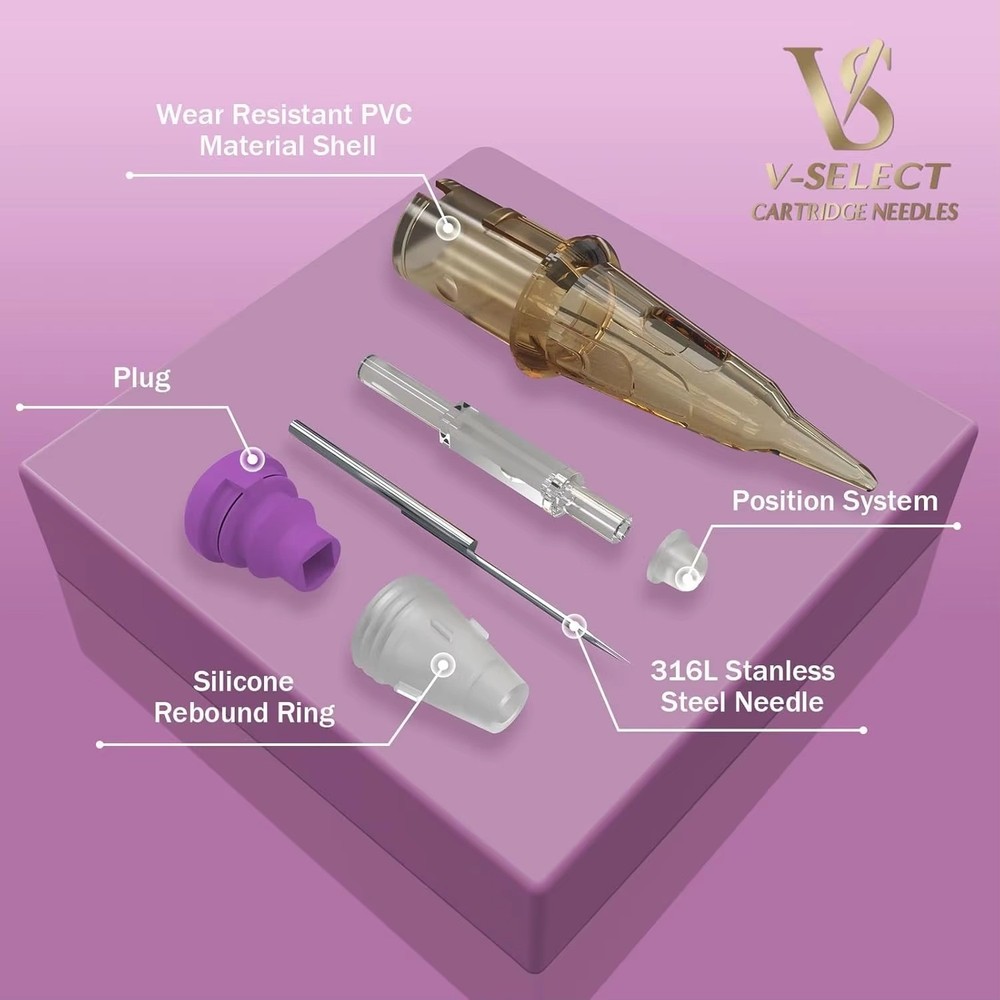 1003SF 1005SF Slope Flat EZ Needles V Select Micropigmentation Permanent Make-Up