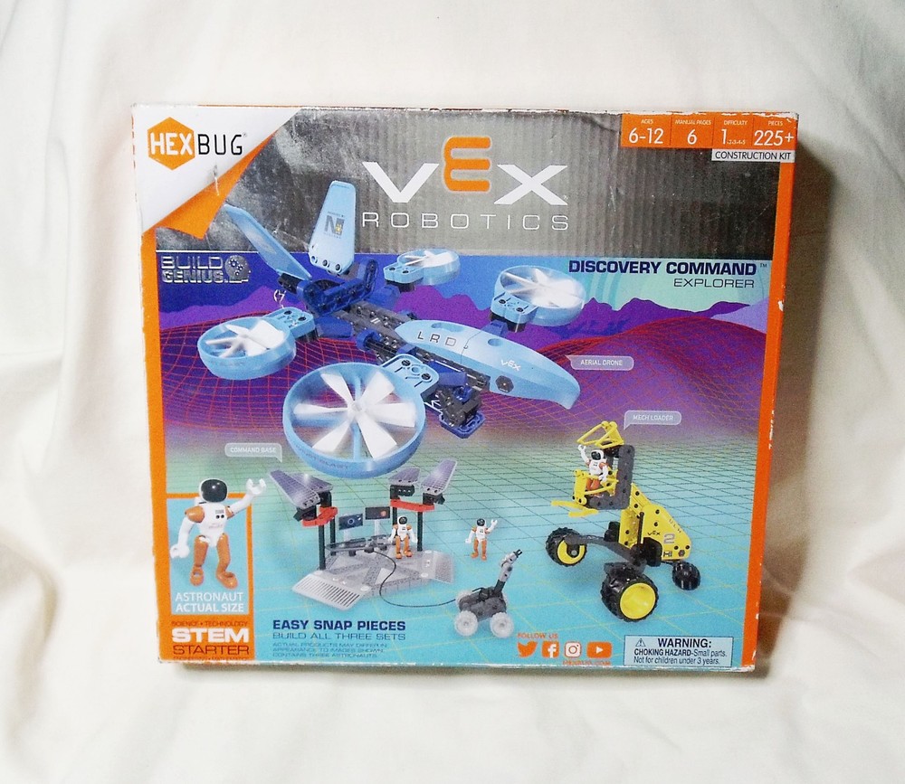 Hex Bug VEX Robotics Discovery Command Explorer STEM Starter (new, open box)