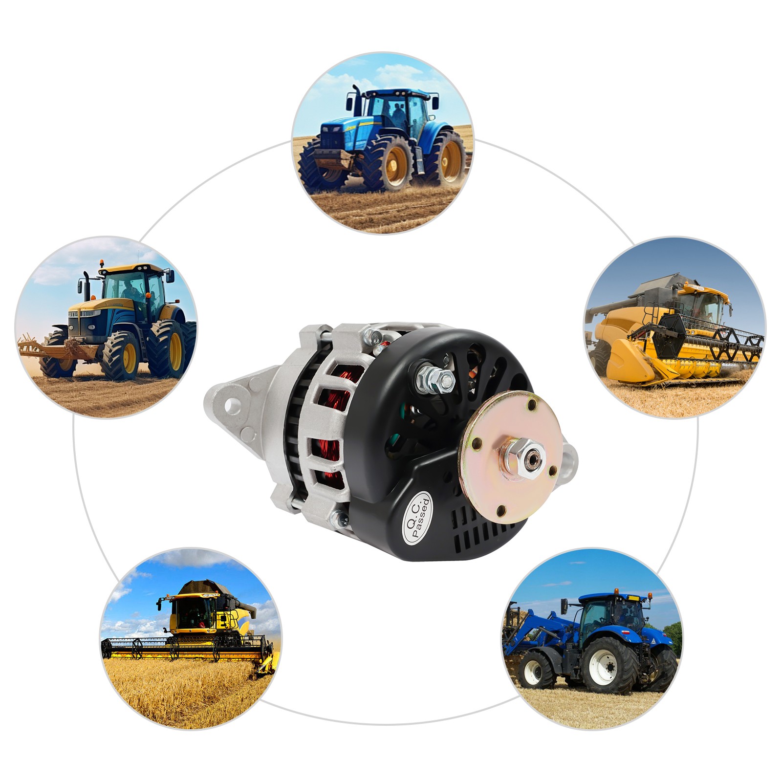 2000W Permanent Magnet Synchronous Generator DC Low Rpm Alternator Charging