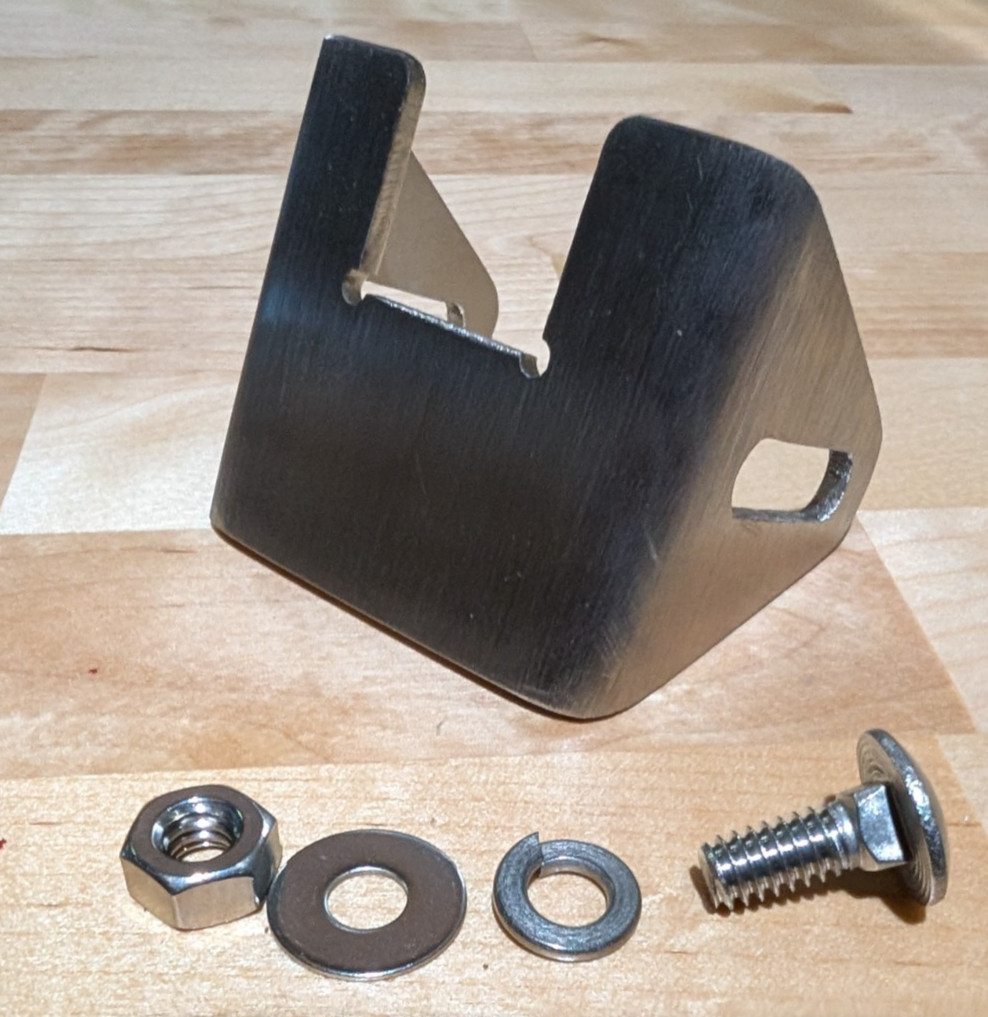 1pk Stainless U-Shaped 6in Bench Grinder Tool Rest (For Baldor and Others)