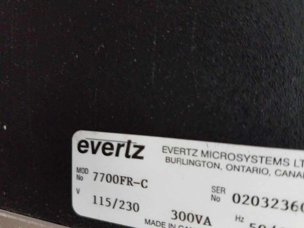 Evertz 7700FR-C MultiFrame Router