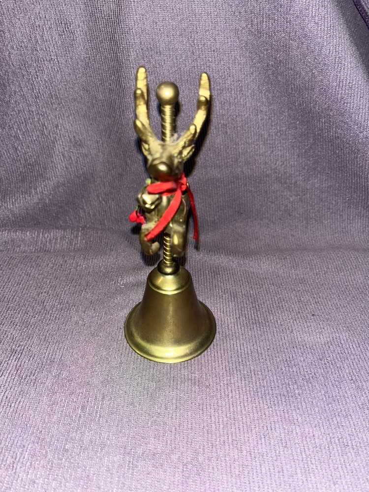Reindeer Brass Bell