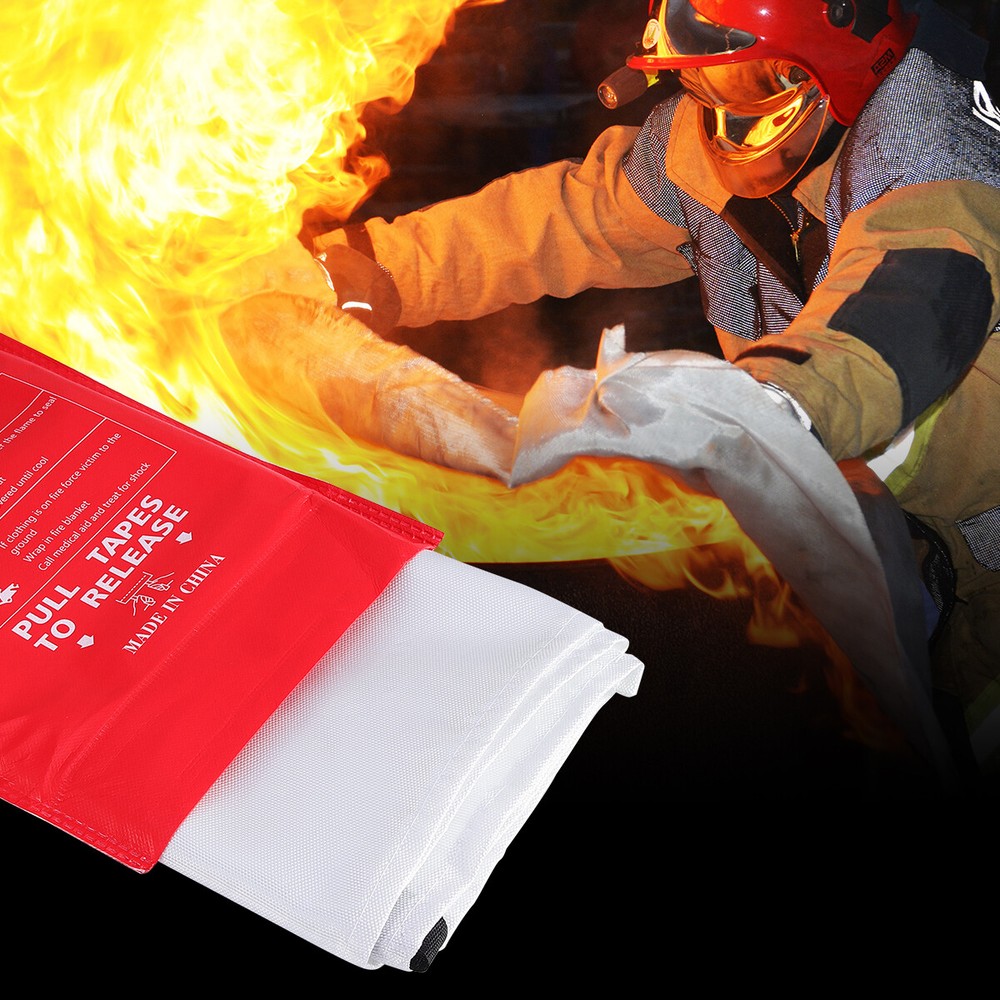 Blanket Fireproof Large Fire For Home Kitchen Office Caravan Emergency Safety