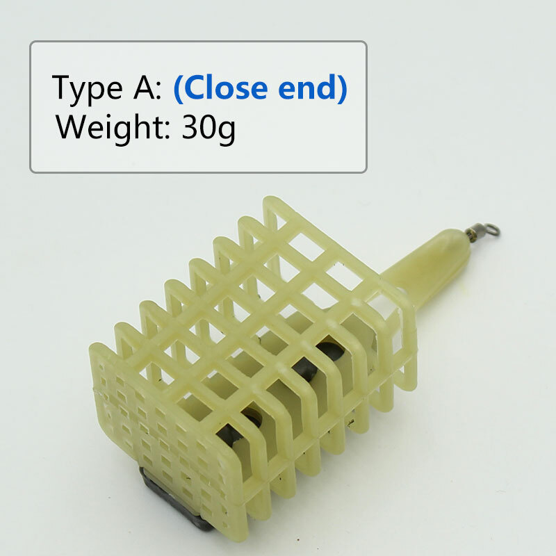 Carp Fishing Square Metal cage swim feeders 30g-60g