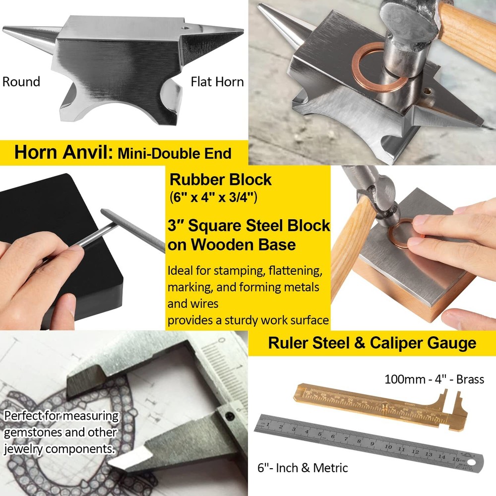 Apprentice Beginners Metalsmith Jewelry Making Tool Metalsmithing Tools Kit