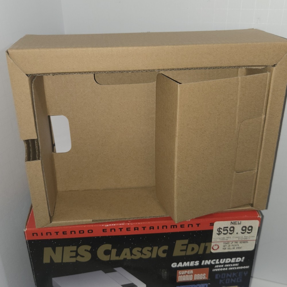 Nintendo NES Classic Box Only (No System) with Poster, Cardboard, Inserts Etc