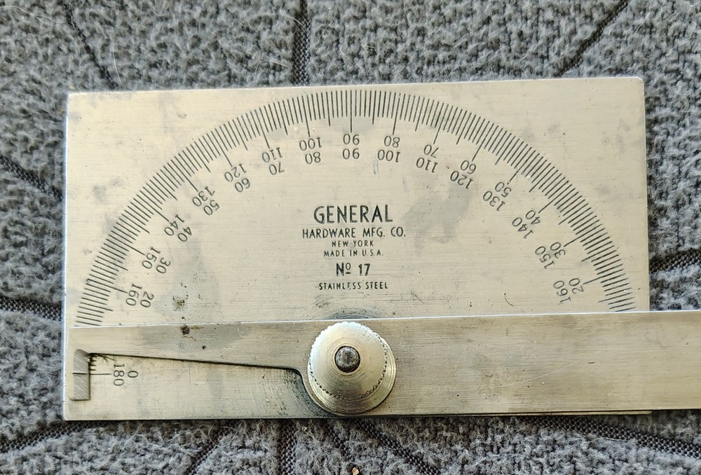 🔨GENERAL NO 17 PROTRACTOR MACHINIST/ TOOLMAKER