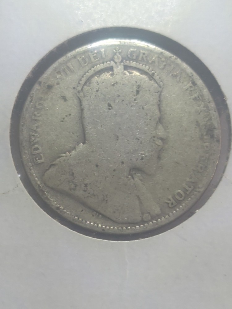 1906 LC Canada 25 twenty five cents SILVER -FF01