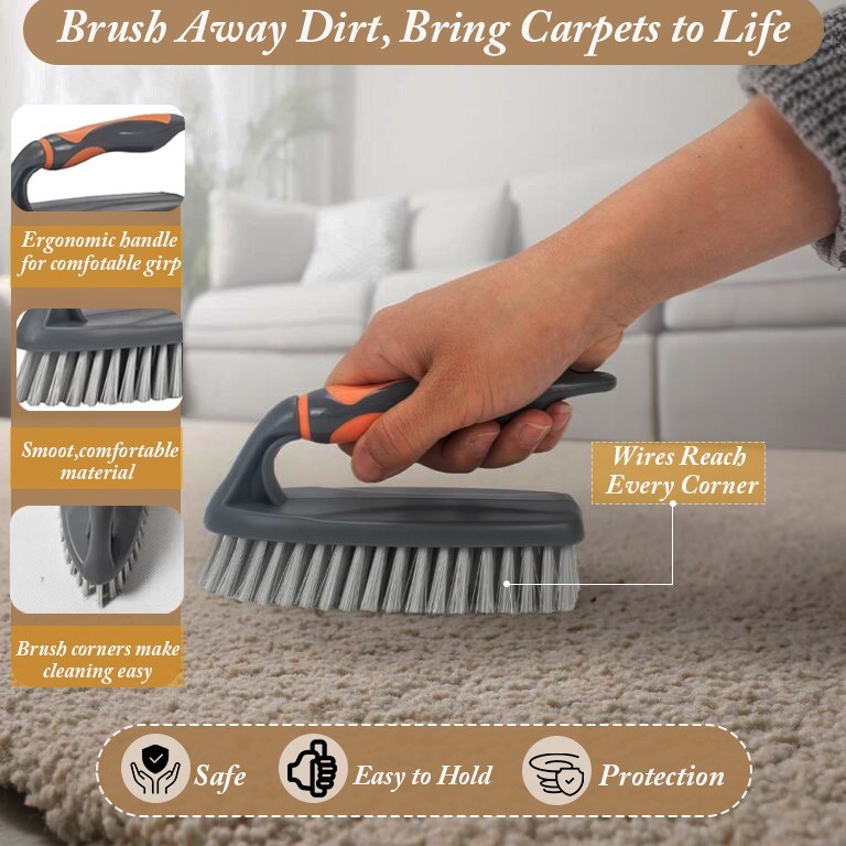 Dustpan, Broom And Mini Broom, Brushes Set