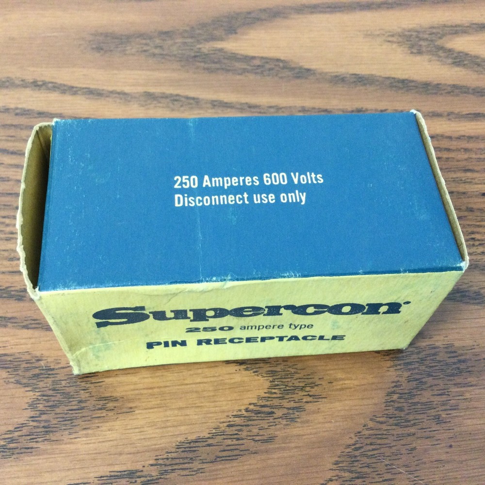 SUPERCON 250 Ampere Type Pin Roeceptacle. (LN59D)