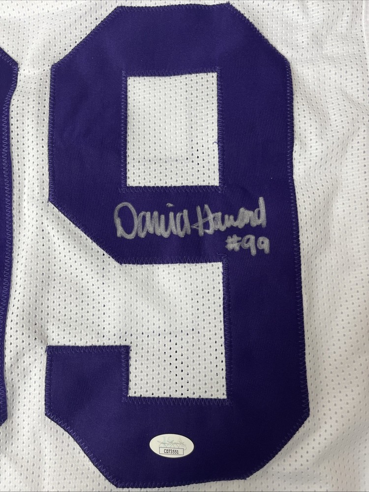 David Howard Autographed Minnesota Vikings Jersey JSA Authenticated J47