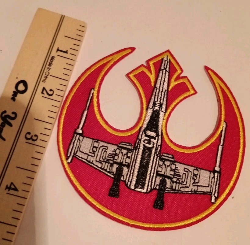 REBEL FORCES - X-WING PATCH Iron On Sew on